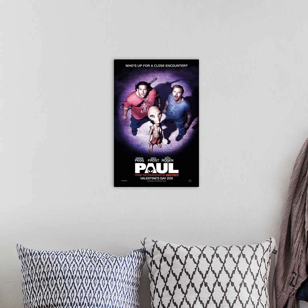 A bohemian room featuring Paul (2011) - Movie Poster - UK
