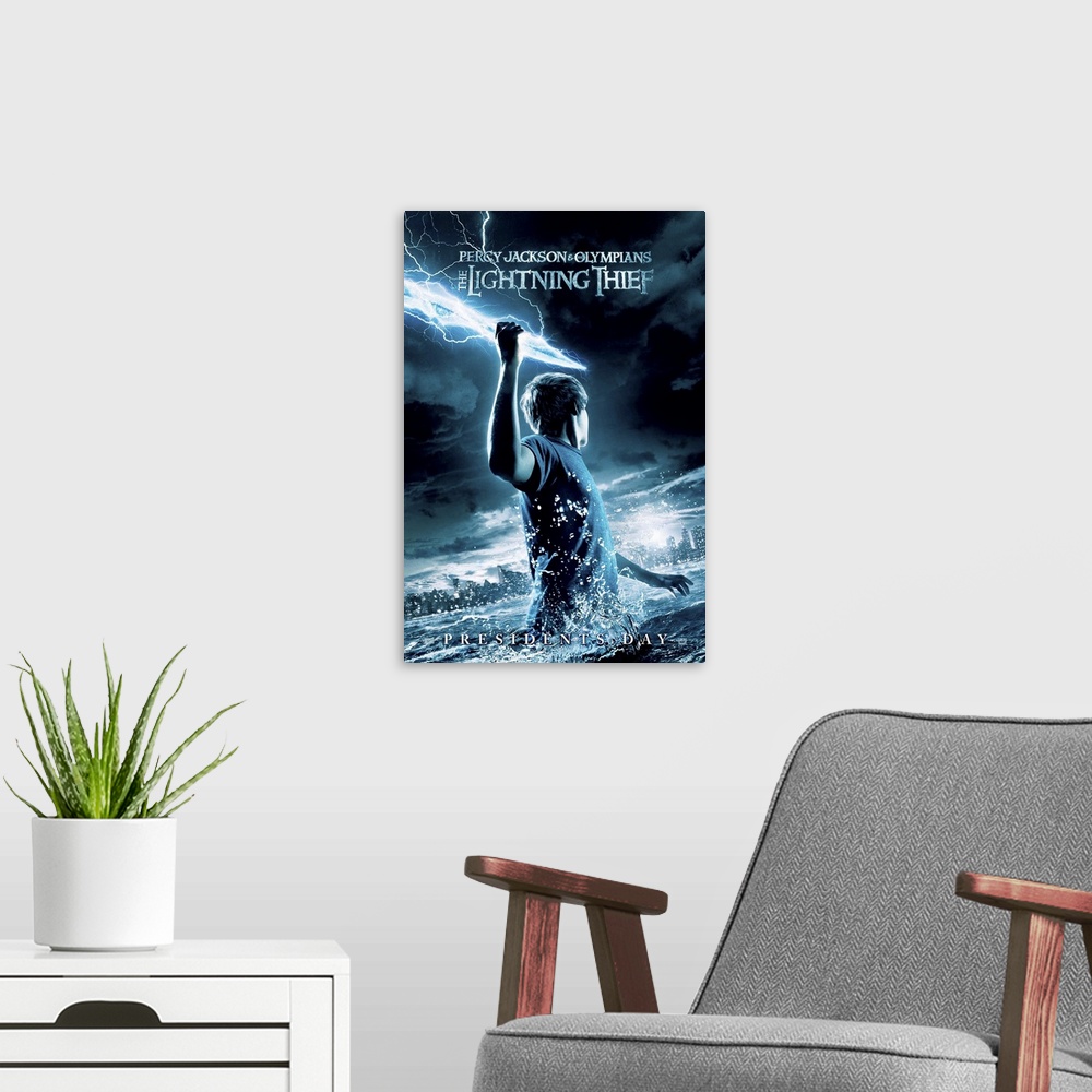 A modern room featuring Percy Jackson & the Olympians: The Lightning Thief (2010)