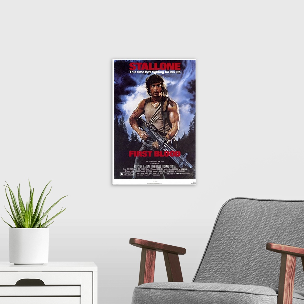 A modern room featuring Stallone is a former Green Beret survivor of Vietnam whose nightmares of wartime horrors are trig...
