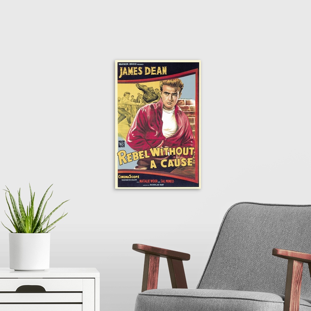 A modern room featuring James Dean's most memorable screen appearance. In the second of his three films (following "East ...
