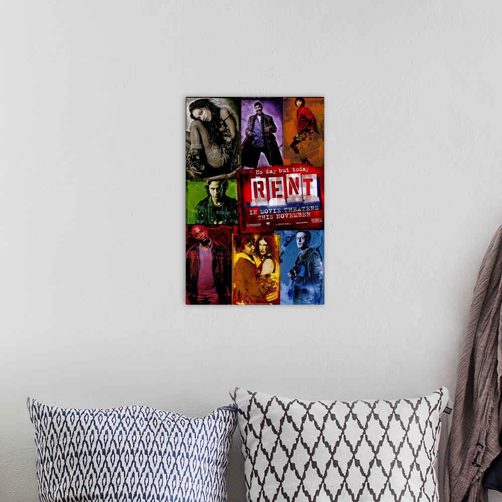 A bohemian room featuring Rent (2005)