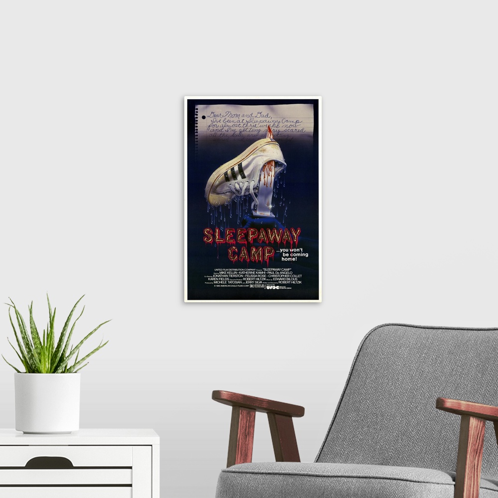 A modern room featuring Sleepaway Camp (1983)