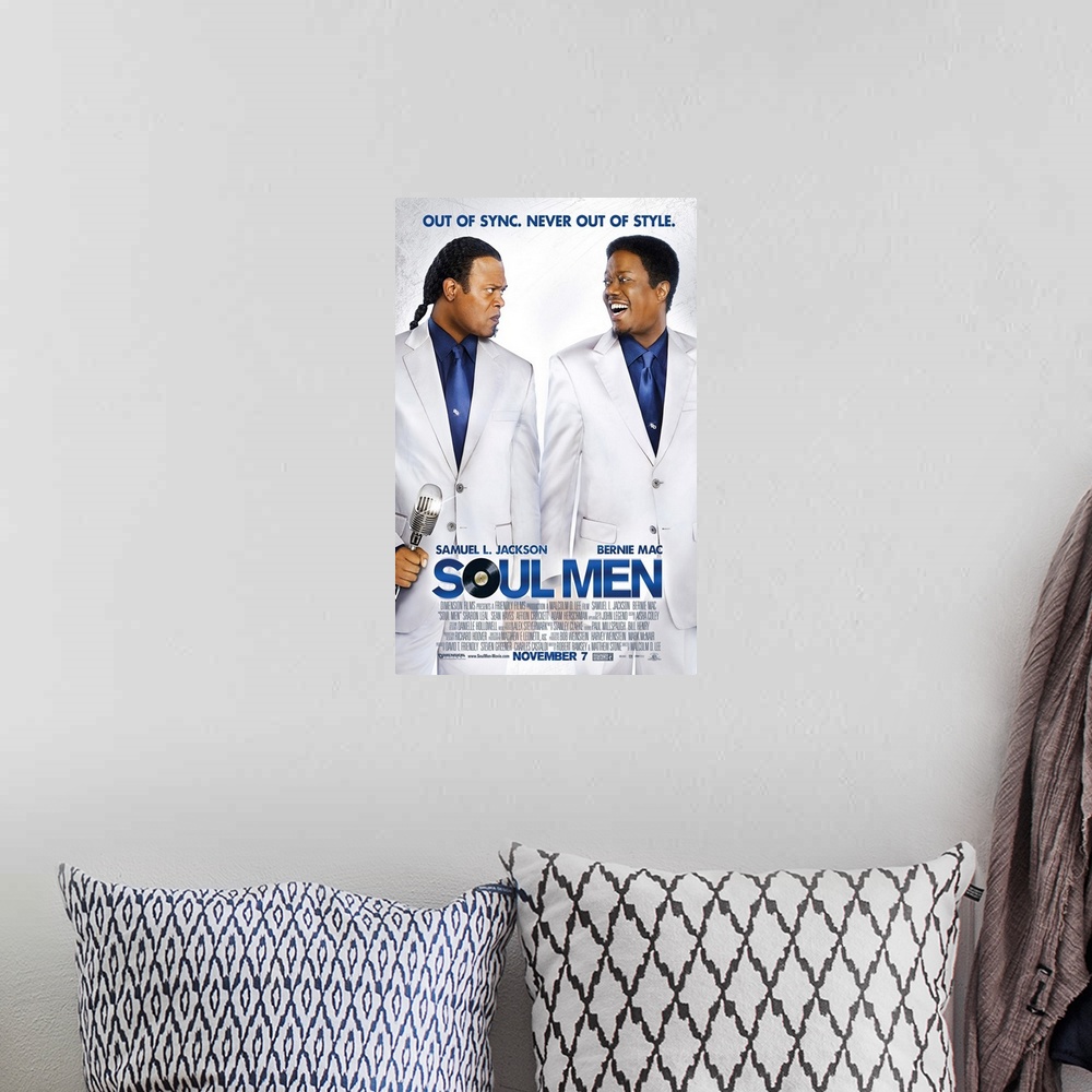 A bohemian room featuring Soul Men - Movie Poster