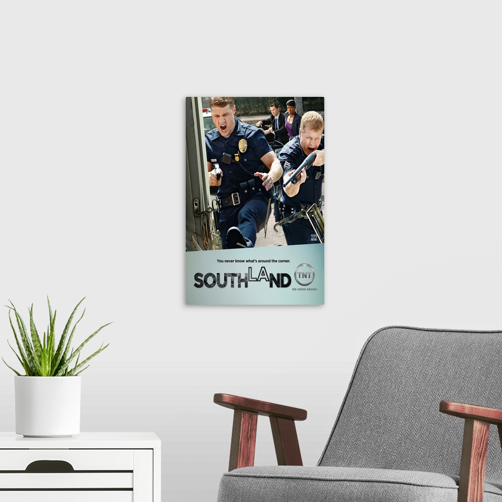A modern room featuring Southland - TV Poster