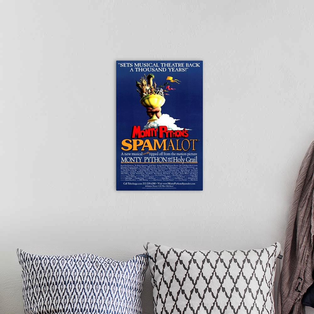 A bohemian room featuring Spamalot (Broadway) ()