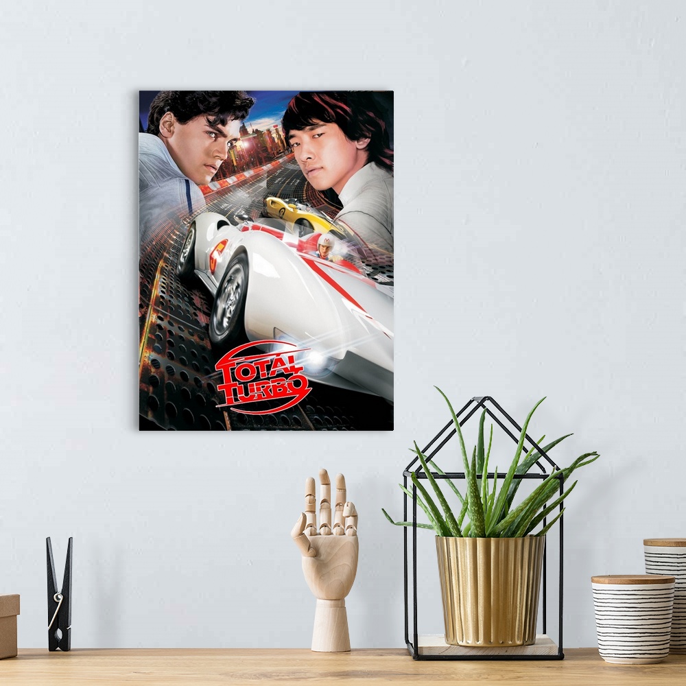 A bohemian room featuring Speed Racer - Movie Poster - Hungarian