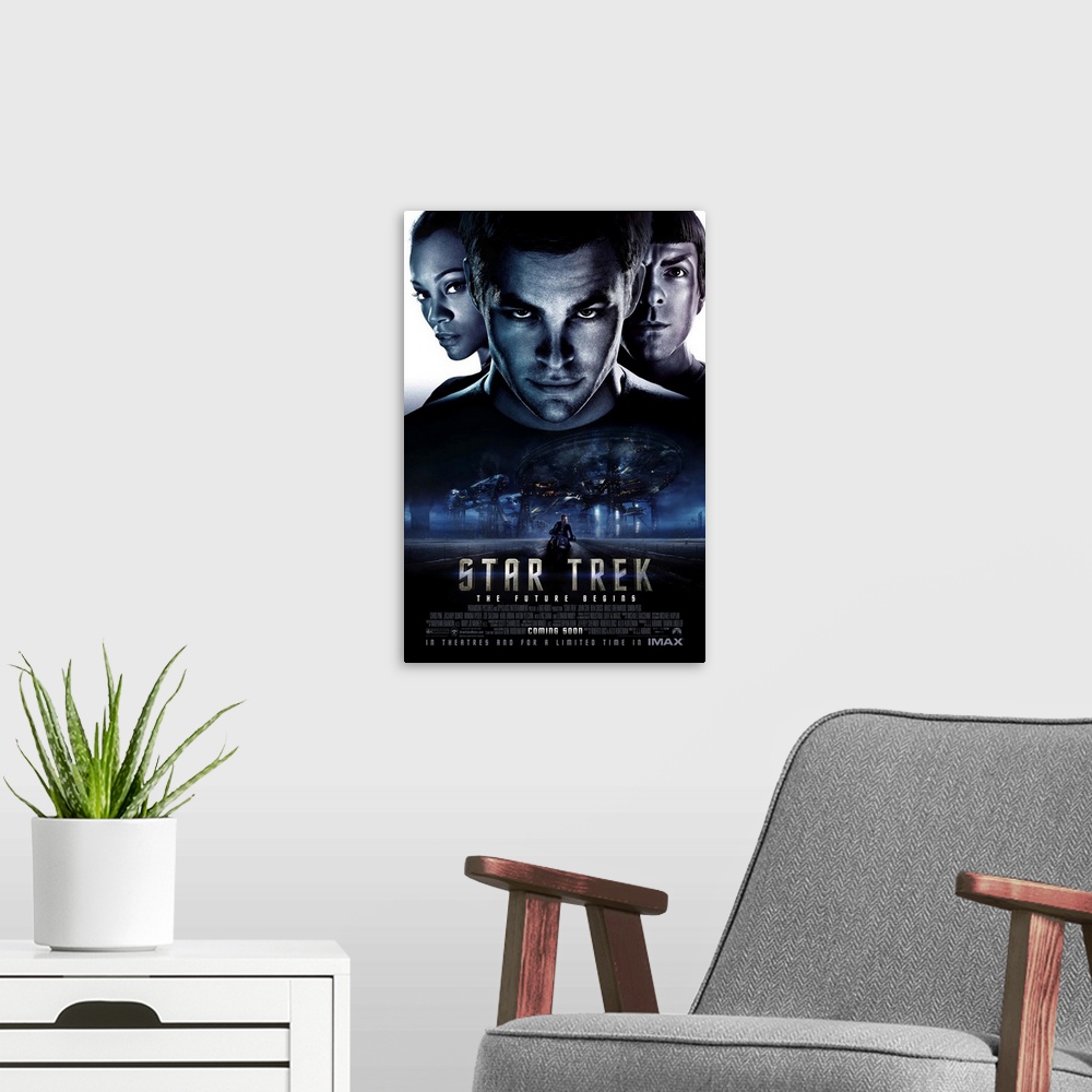 A modern room featuring On the day of James Kirk's birth, his father dies on his ship in a last stand against a mysteriou...