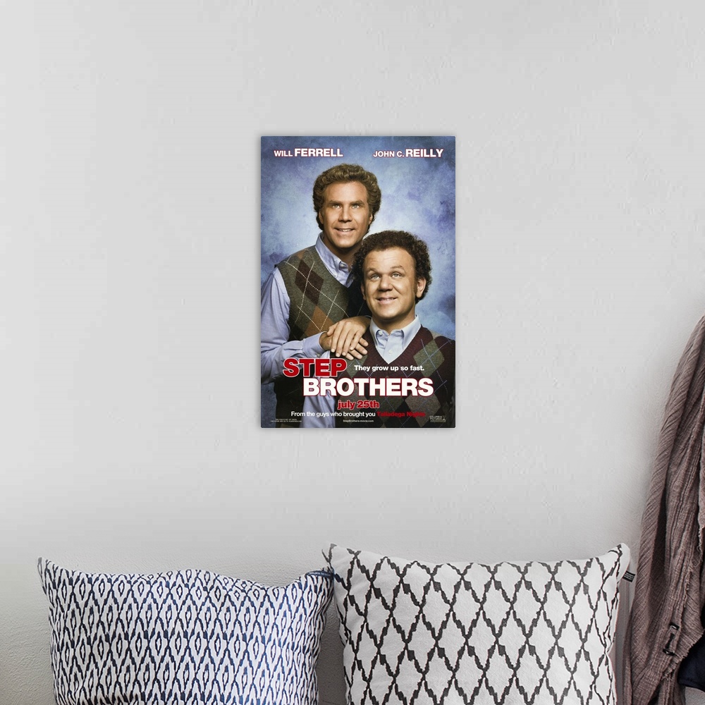 A bohemian room featuring Step Brothers (2008)