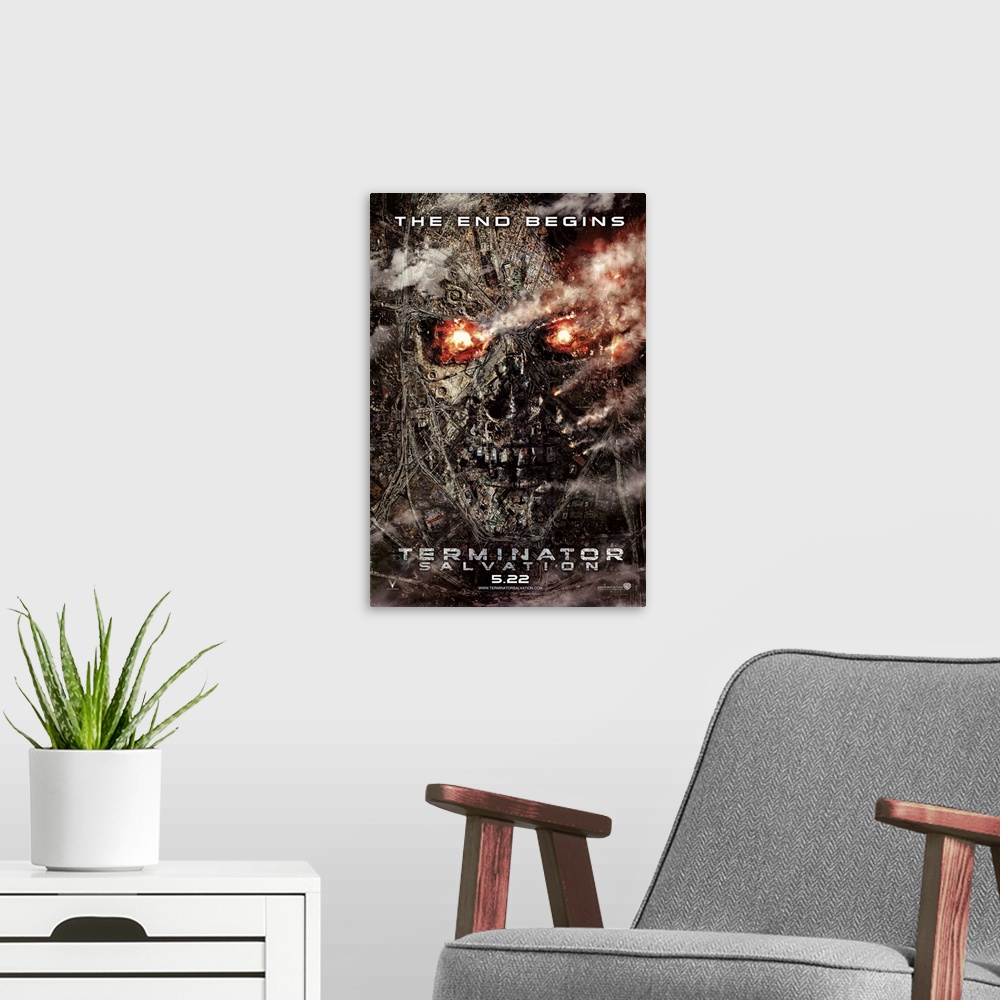 A modern room featuring Set in post-apocalyptic 2018, John Connor is the man fated to lead the human resistance against S...