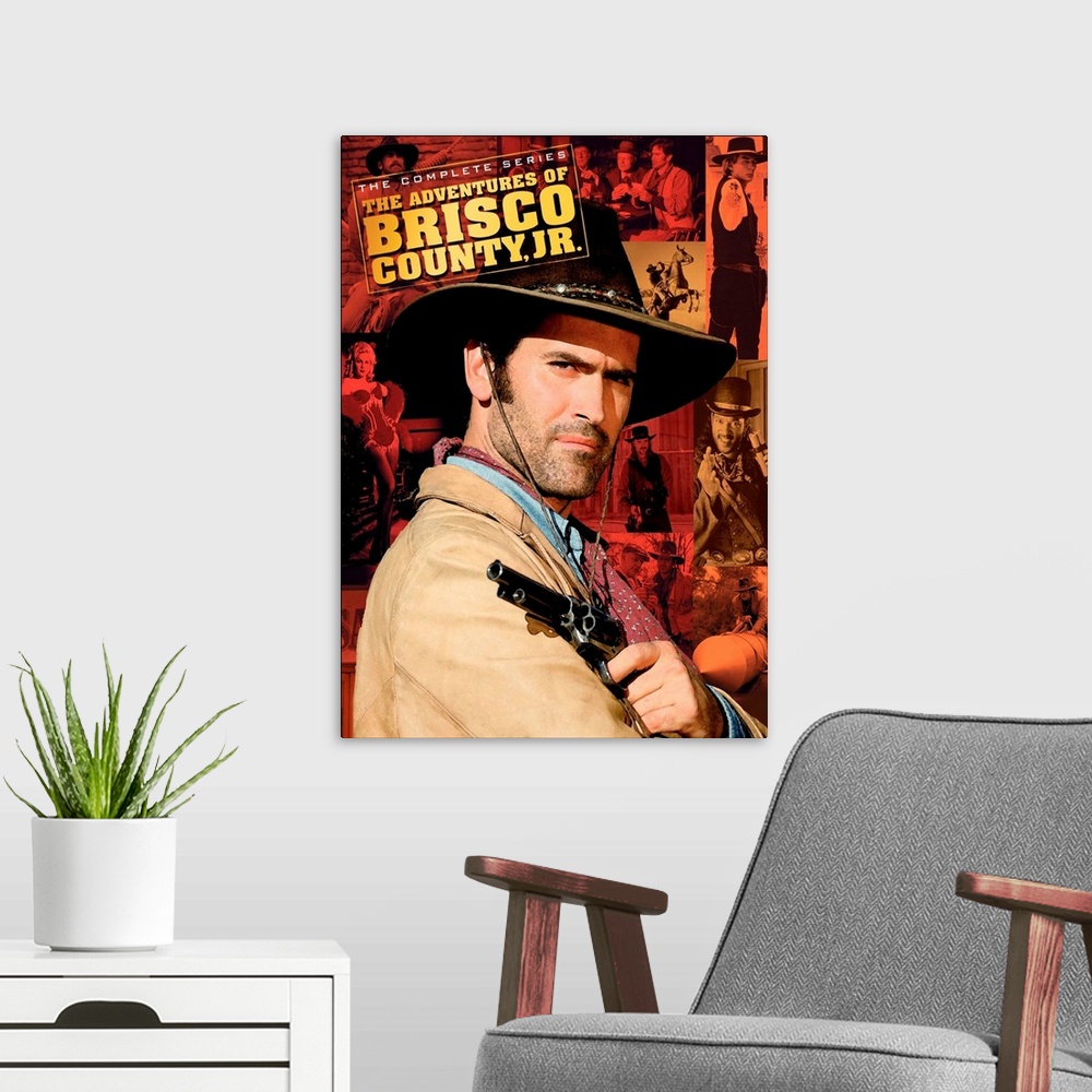 A modern room featuring The Adventures of Brisco County Jr. (1993)