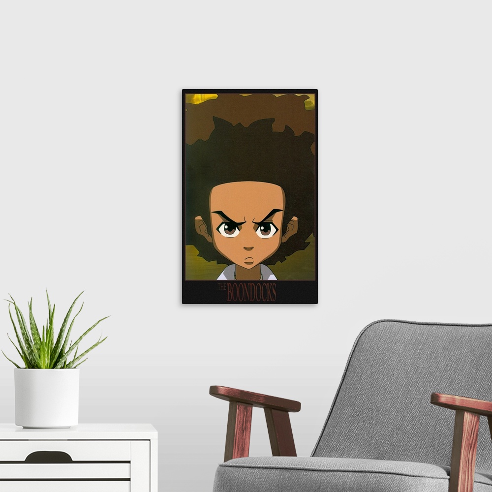 A modern room featuring The Boondocks (2005)
