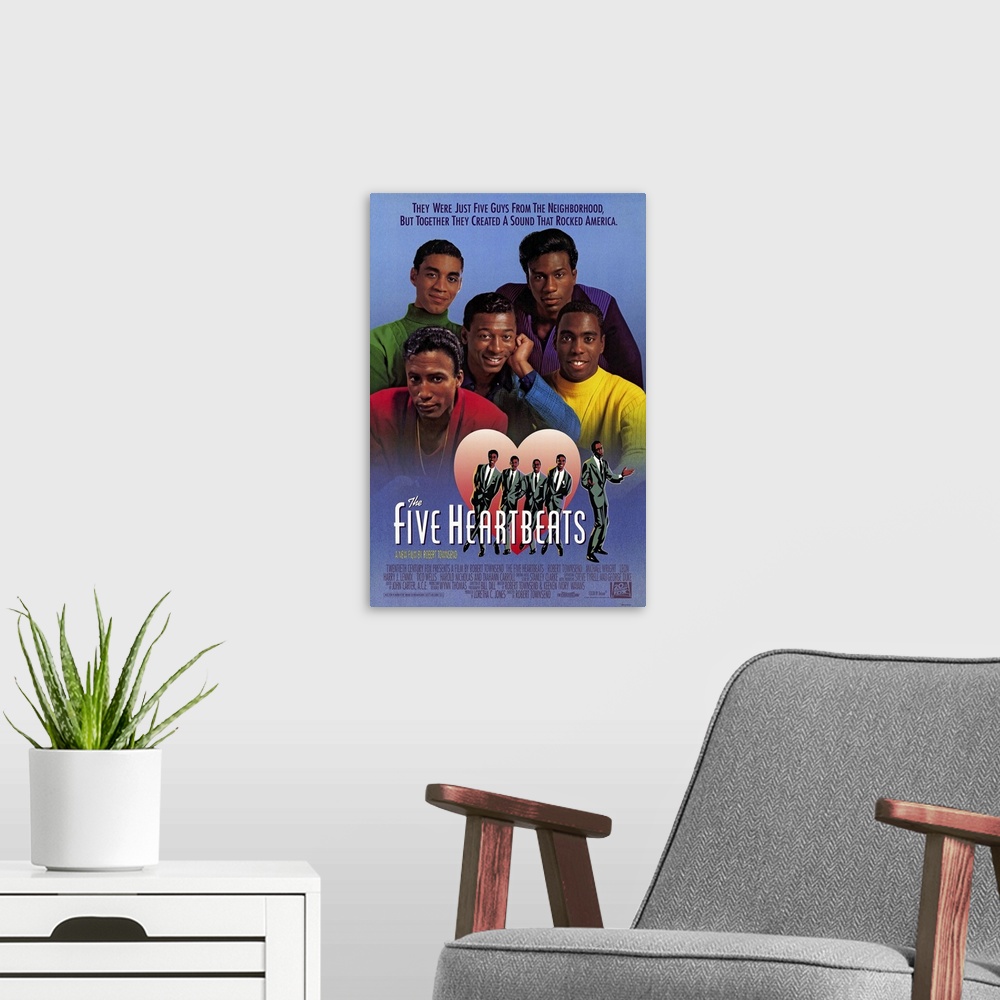 A modern room featuring Well told story of five black singers in the 1960s, their successes and failures as a group and a...