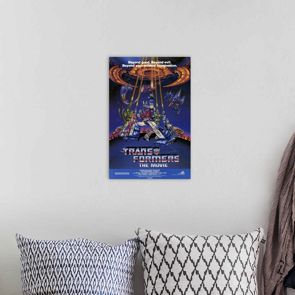 A bohemian room featuring A full-length animated film featuring the universe-defending robots fighting the powers of evil. ...