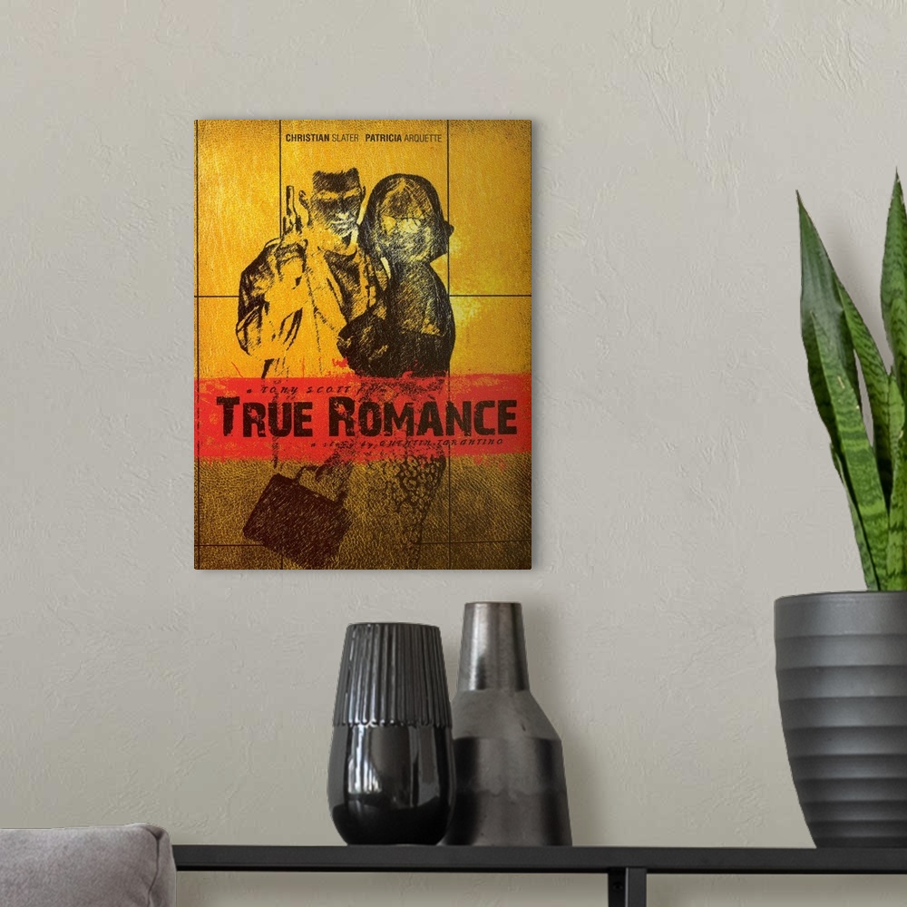 A modern room featuring True Romance (2003)