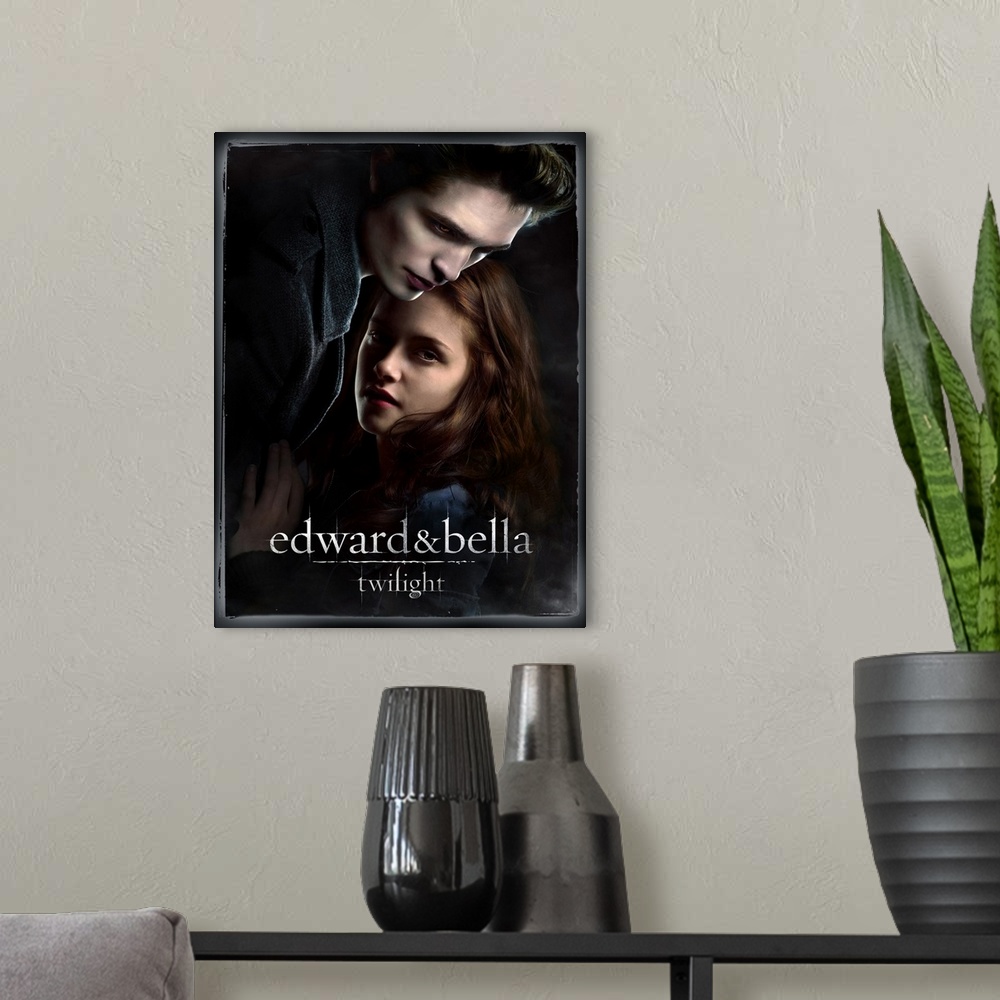 A modern room featuring Twilight - Movie Poster