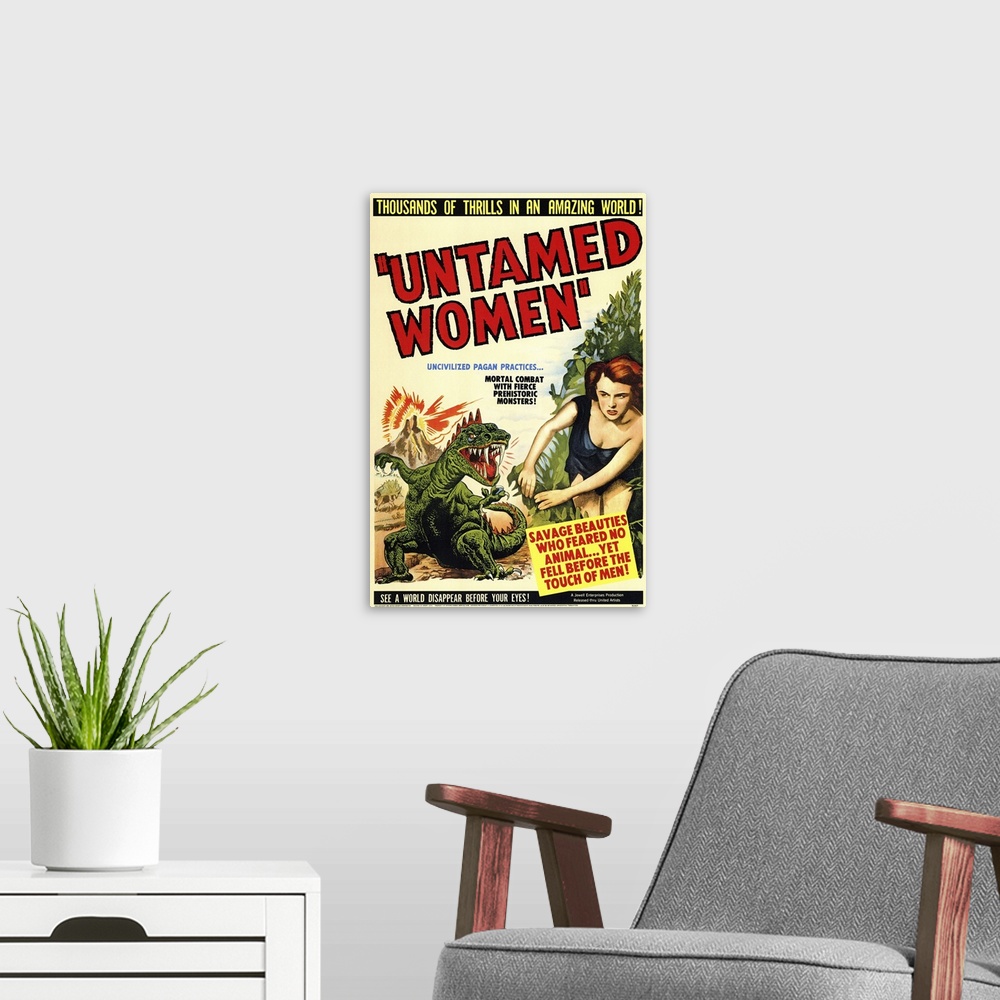 A modern room featuring Untamed Women (1952)