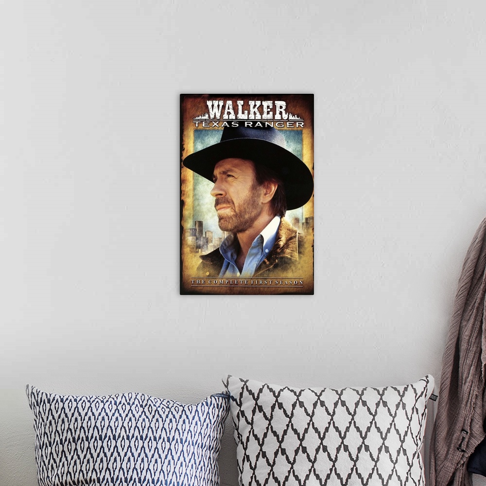 A bohemian room featuring Walker, Texas Ranger (1993)