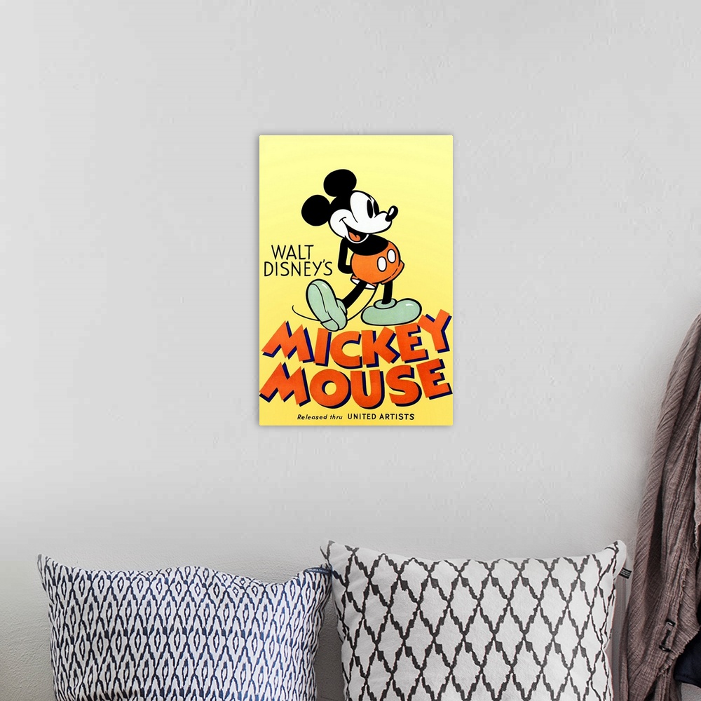 A bohemian room featuring Walt Disneys Mickey Mouse (1932)