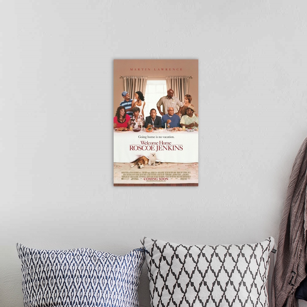 A bohemian room featuring Welcome Home Roscoe Jenkins - Movie Poster