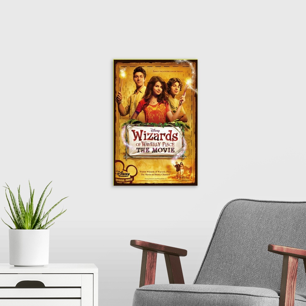 A modern room featuring Wizards of Waverly Place (TV) (2007)