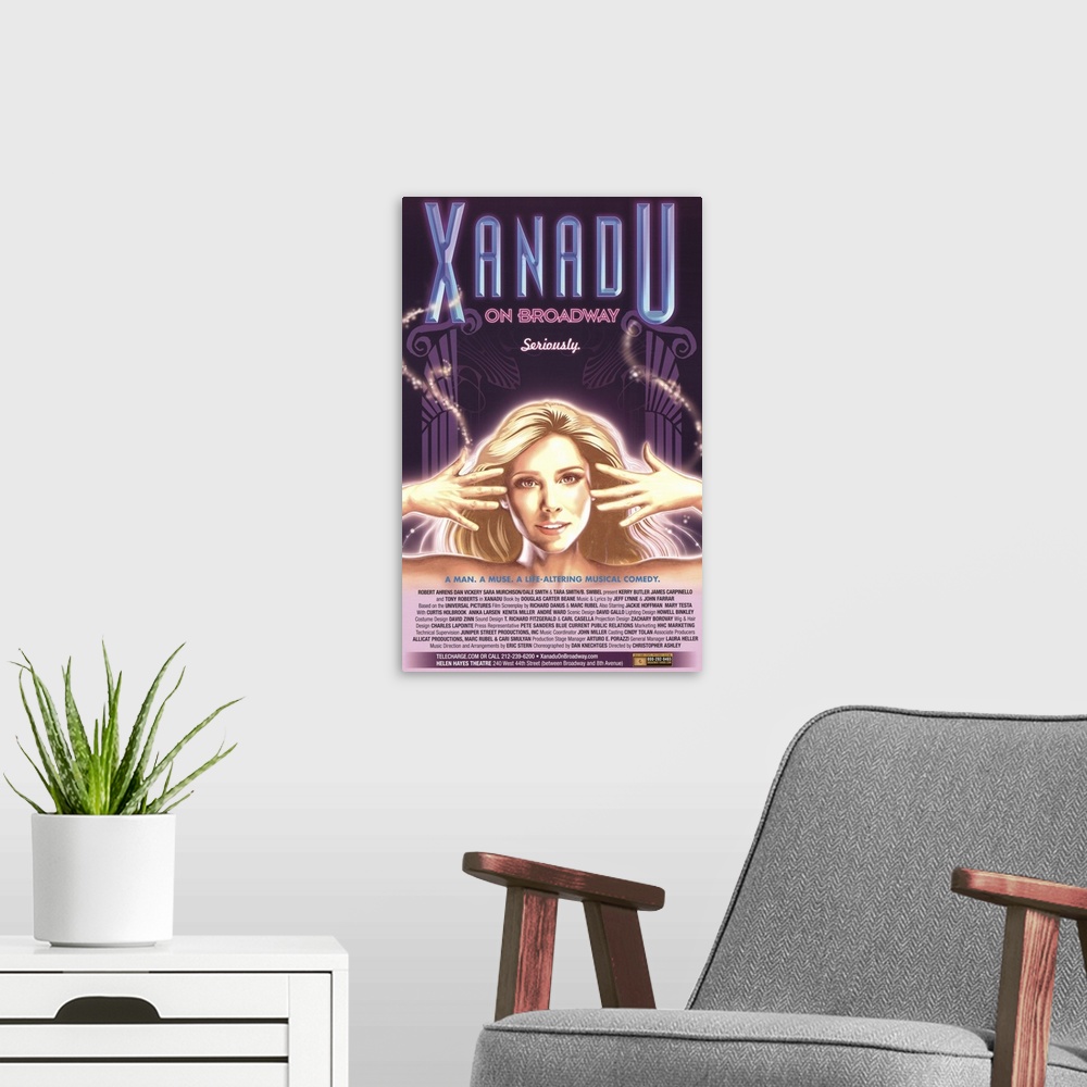 A modern room featuring Xanadu (Broadway) ()
