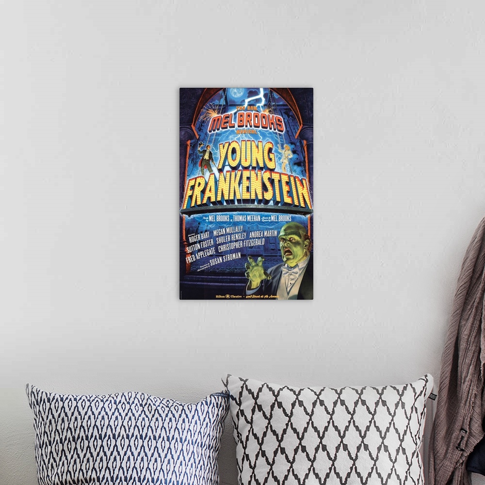 A bohemian room featuring Young Frankenstein (Broadway) ()