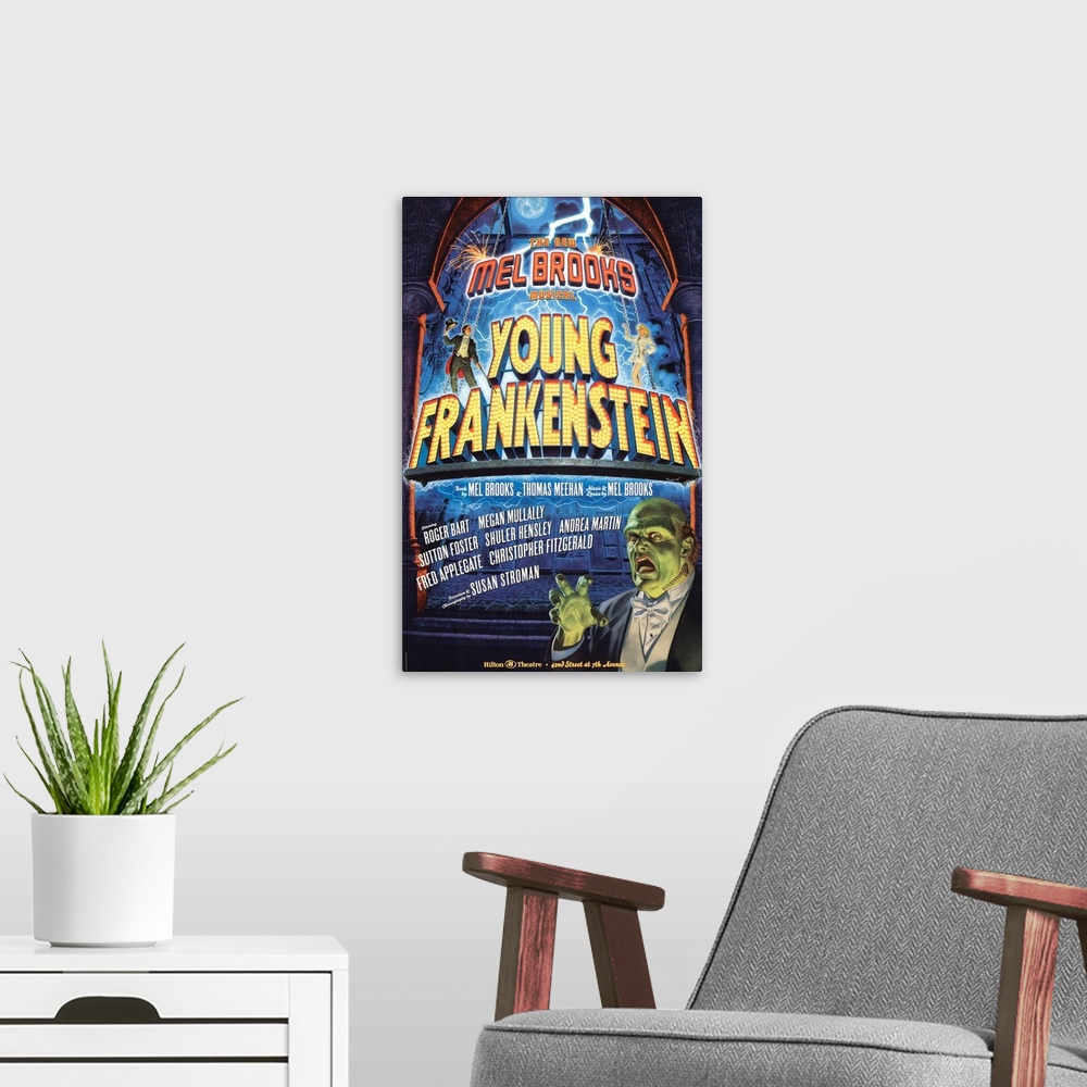 A modern room featuring Young Frankenstein (Broadway) ()