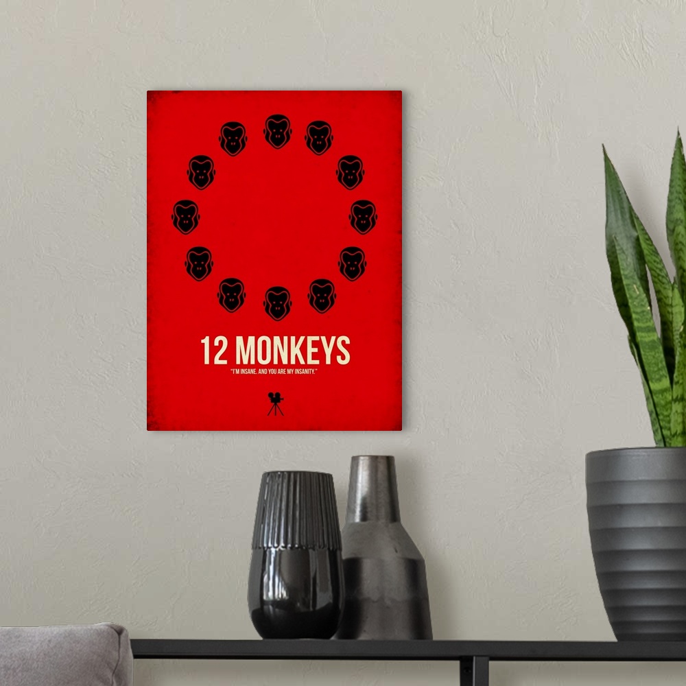 A modern room featuring 12 Monkeys