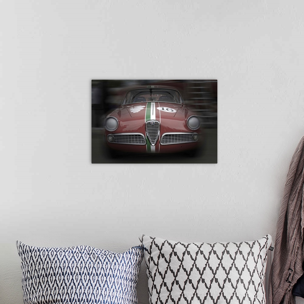 A bohemian room featuring Alfa Romeo Laguna Seca