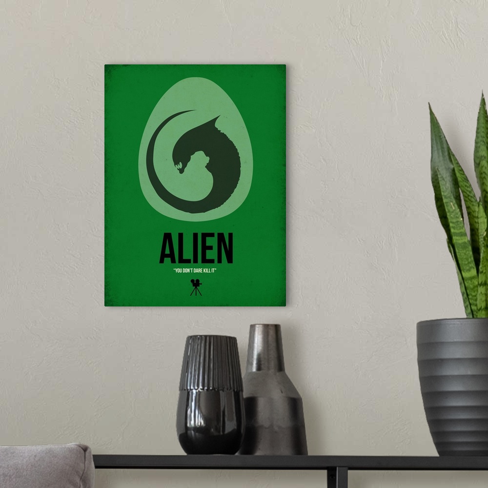 A modern room featuring Alien