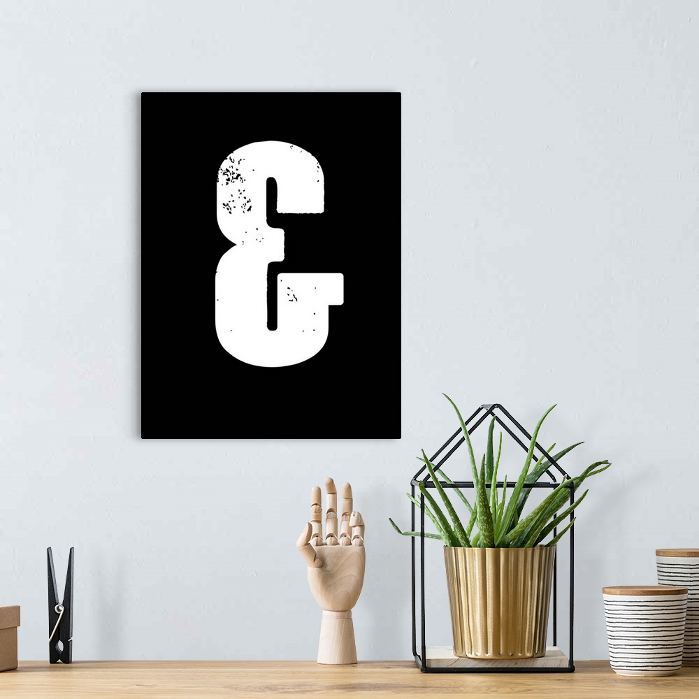 A bohemian room featuring Ampersand Poster III