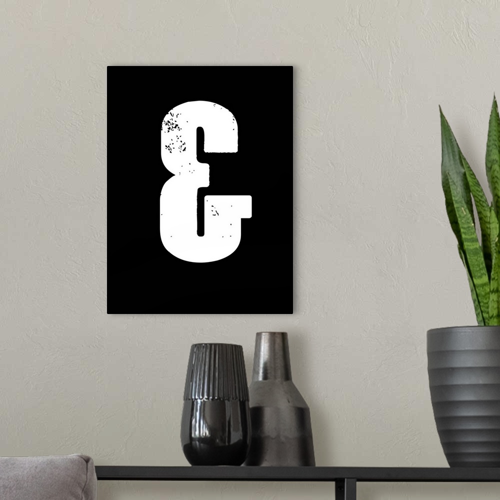 A modern room featuring Ampersand Poster III