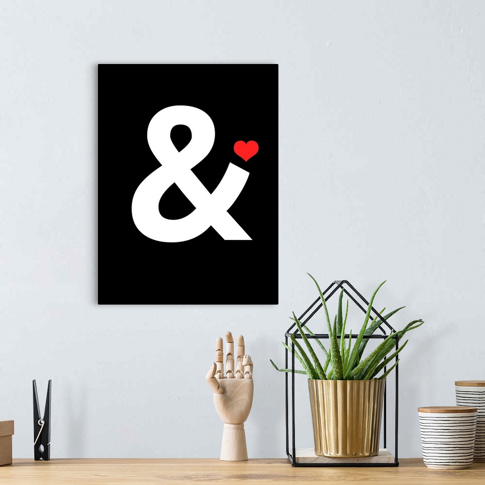 A bohemian room featuring Ampersand Poster IV
