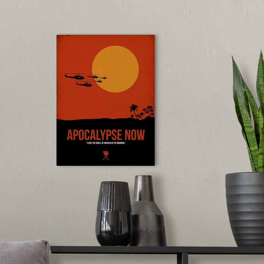 A modern room featuring Apocalypse Now