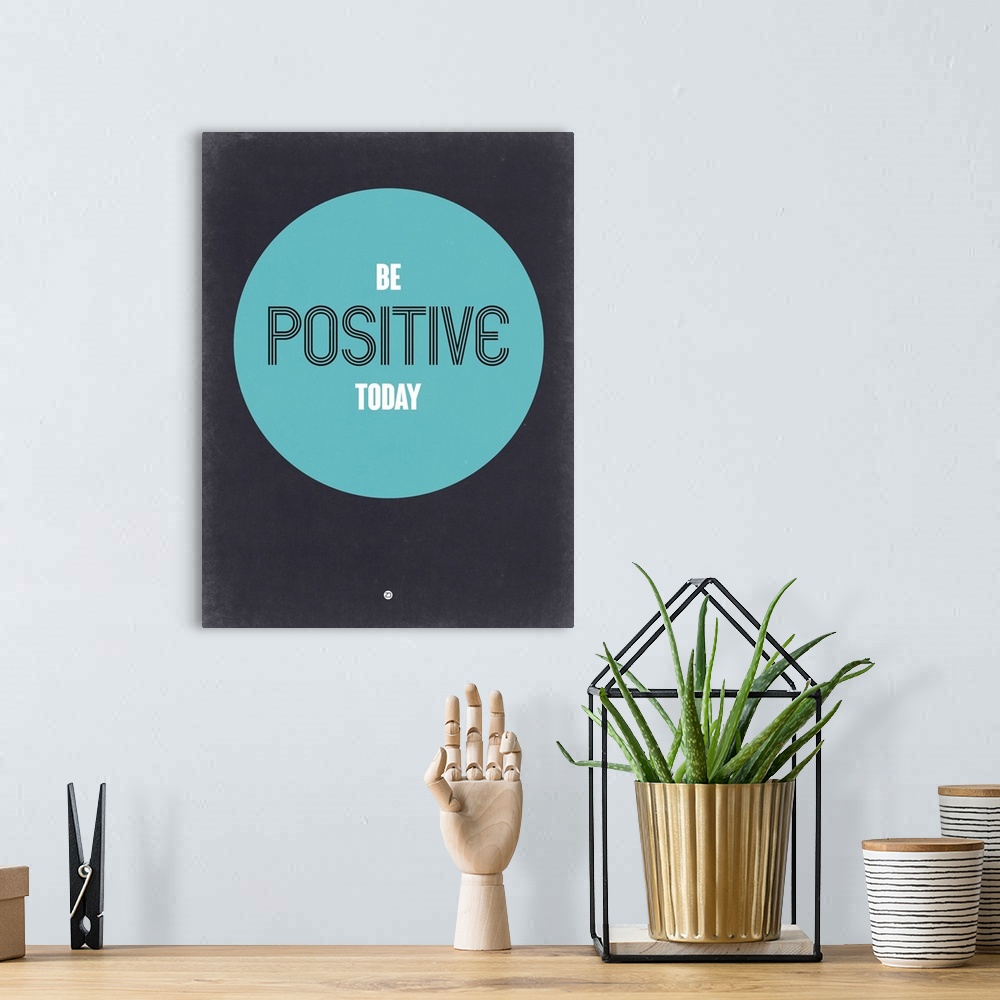 A bohemian room featuring Be Positive Today II