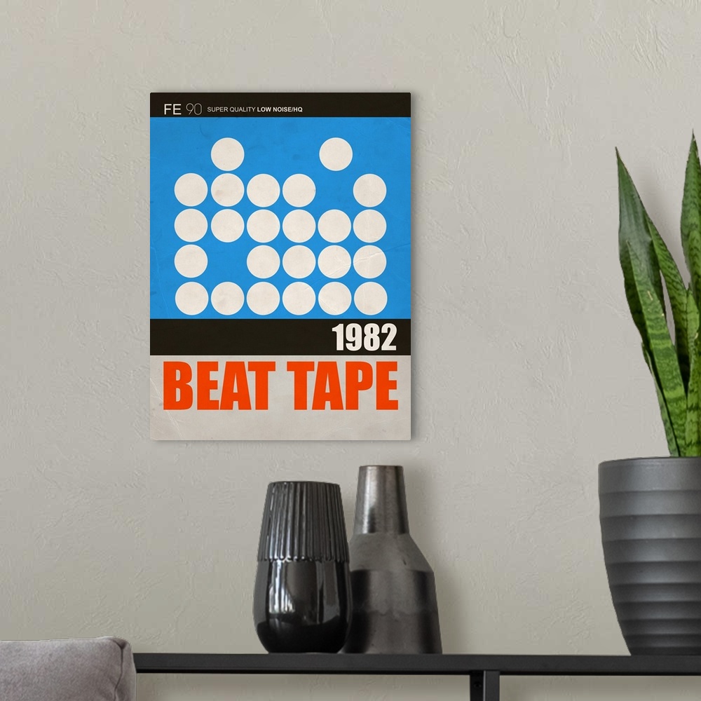 A modern room featuring Beat Tape