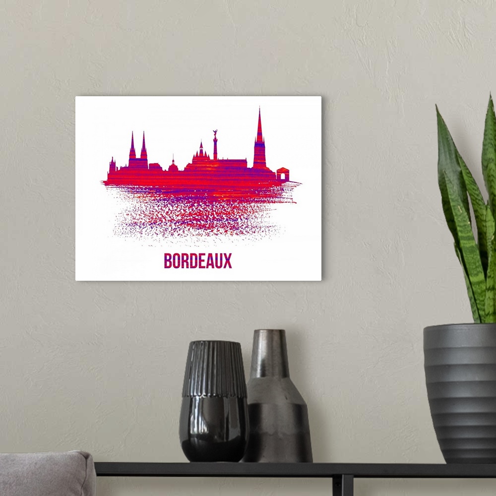 A modern room featuring Bordeaux Skyline