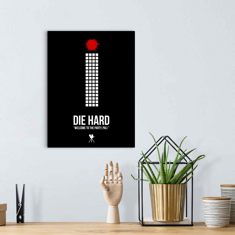 A bohemian room featuring Die Hard