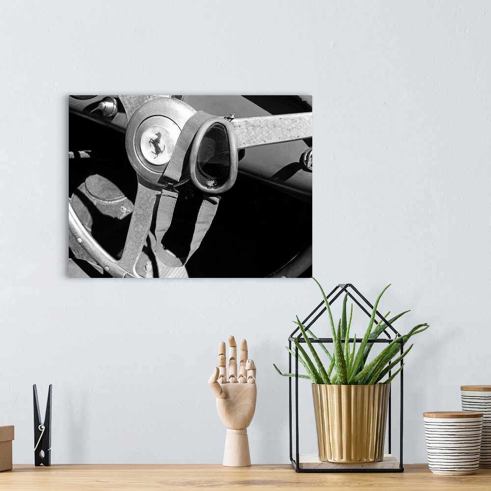 A bohemian room featuring Ferrari Steering Wheel I