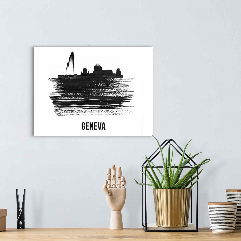 A bohemian room featuring Geneva Skyline