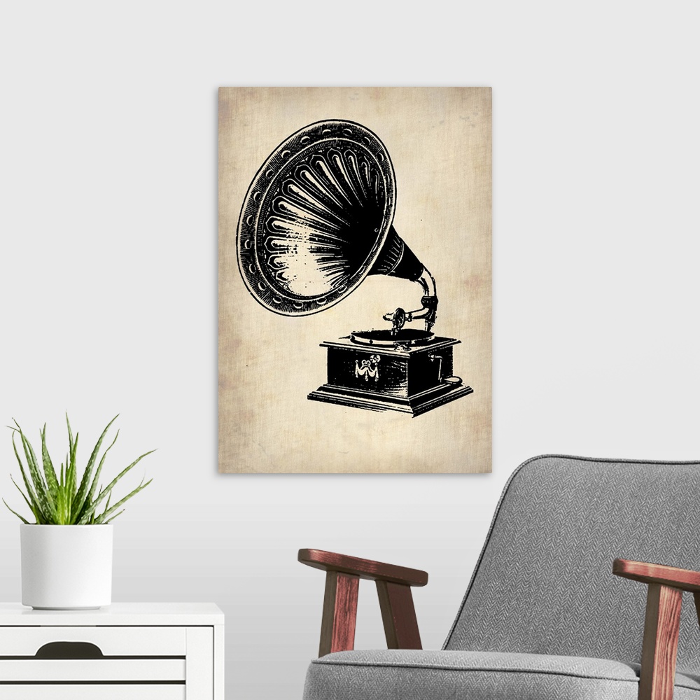 A modern room featuring Gramophone I