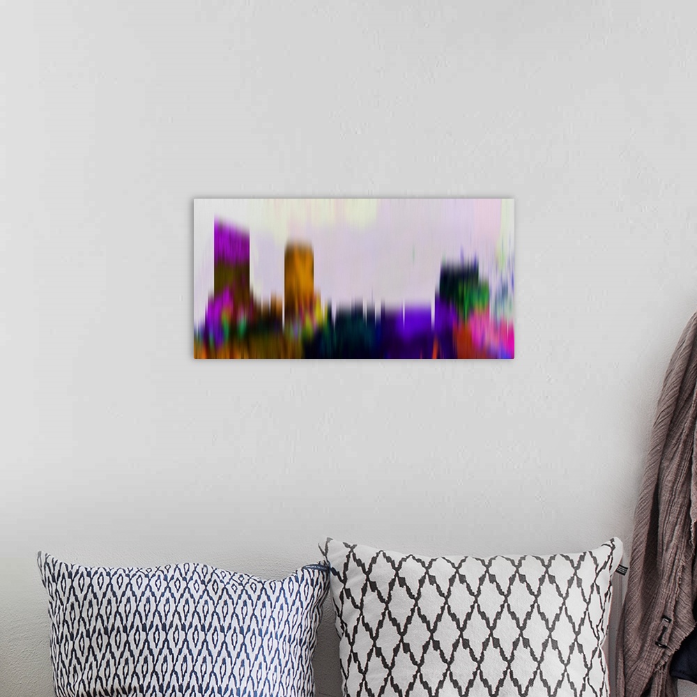 A bohemian room featuring Grand Rapids Downtown Skyline