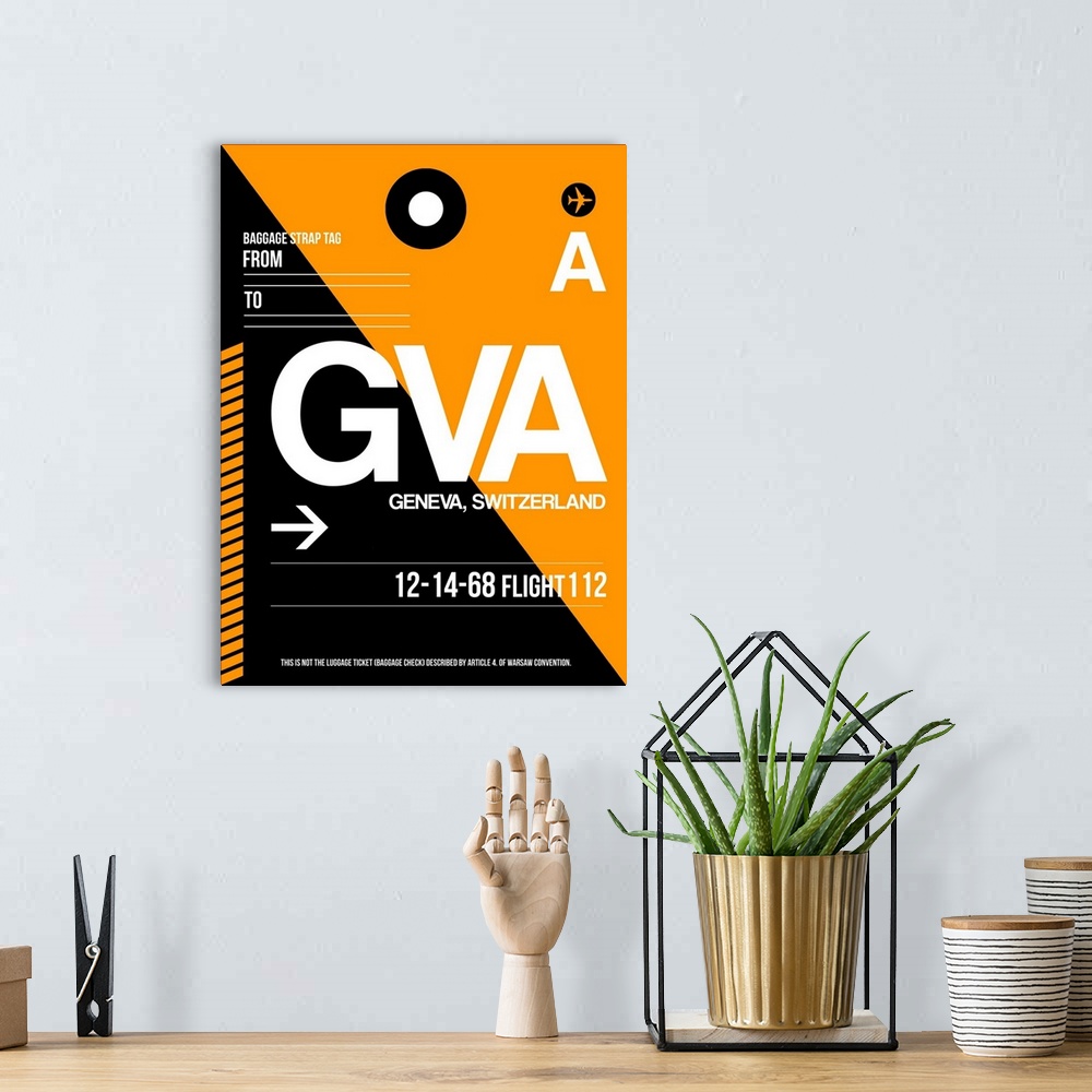 A bohemian room featuring GVA Geneva Luggage Tag II
