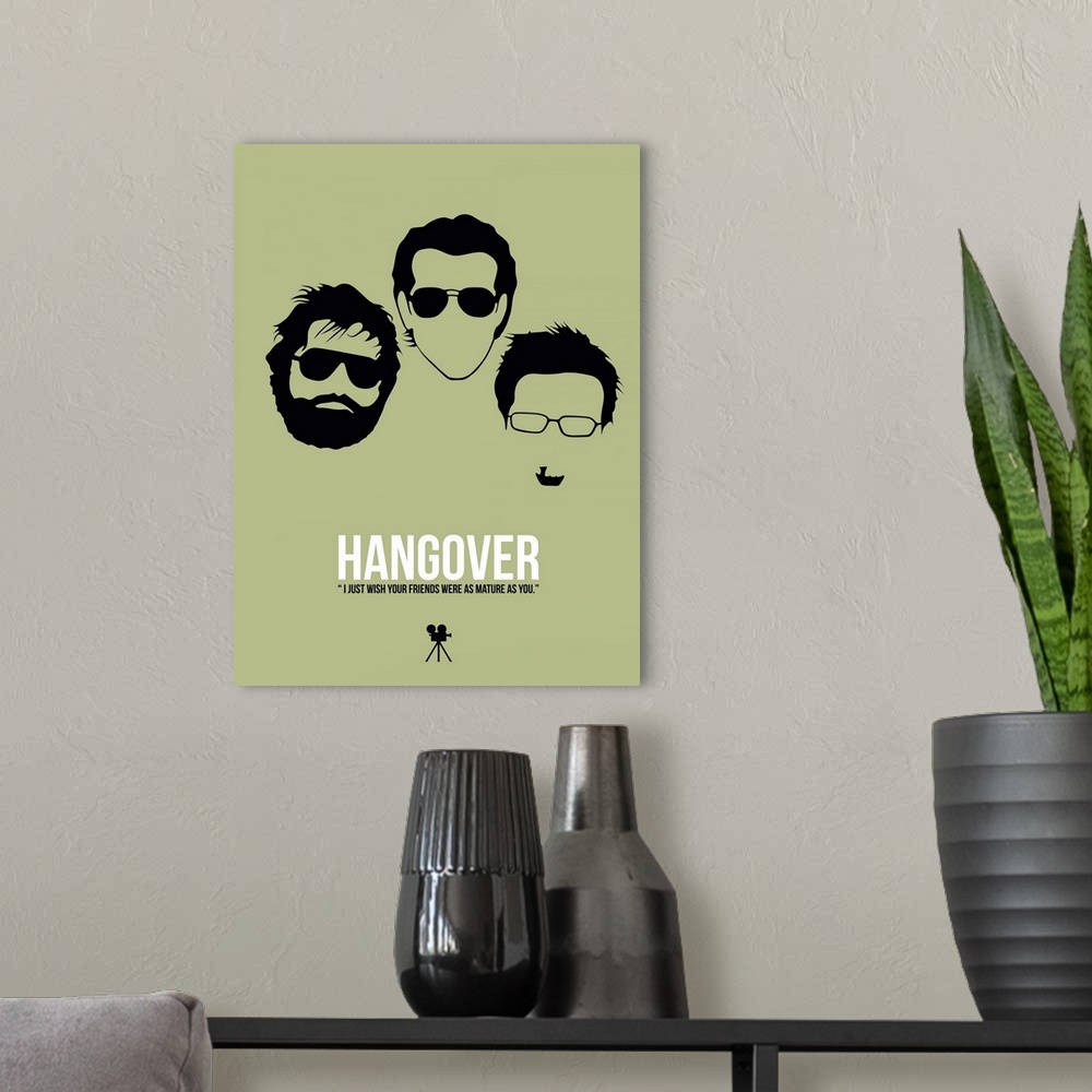 A modern room featuring Hangover
