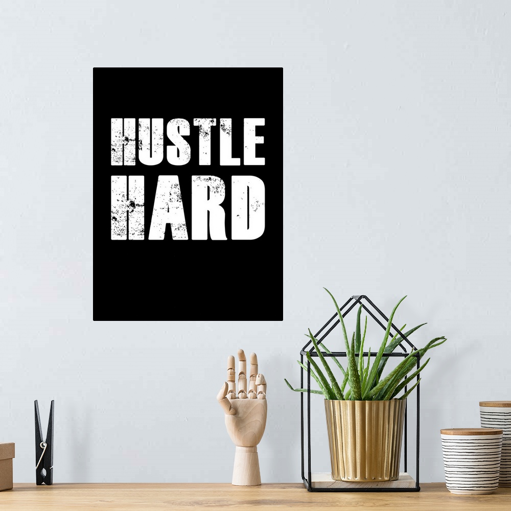 A bohemian room featuring Hustle Hard