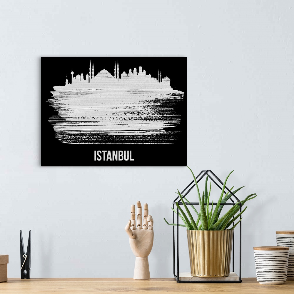 A bohemian room featuring Istanbul Skyline