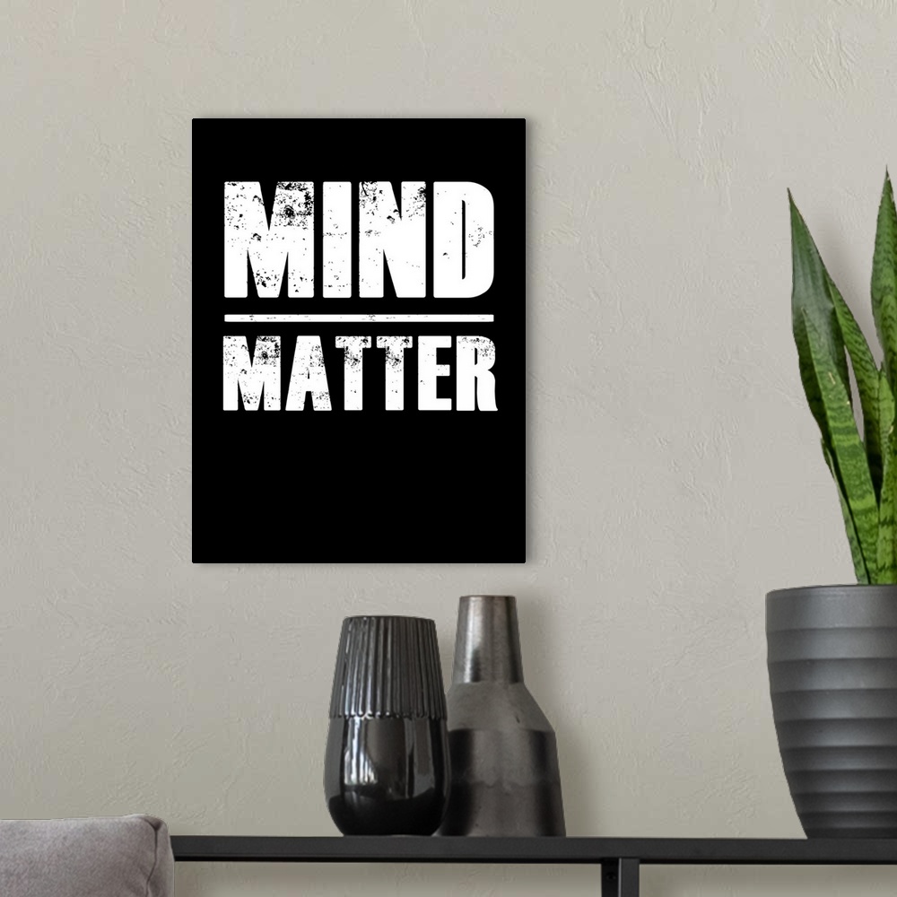 A modern room featuring Mind Matter