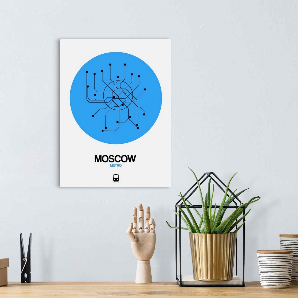 A bohemian room featuring Moscow Blue Subway Map