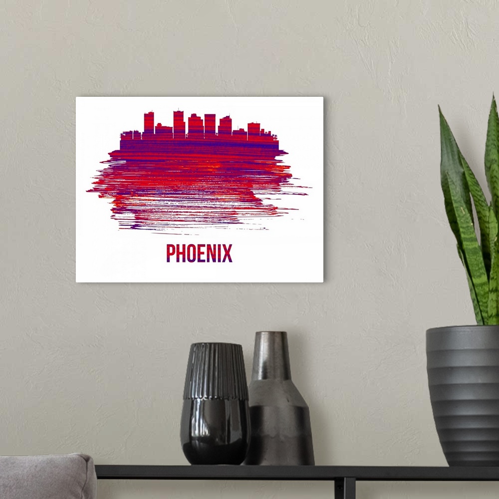 A modern room featuring Phoenix Skyline