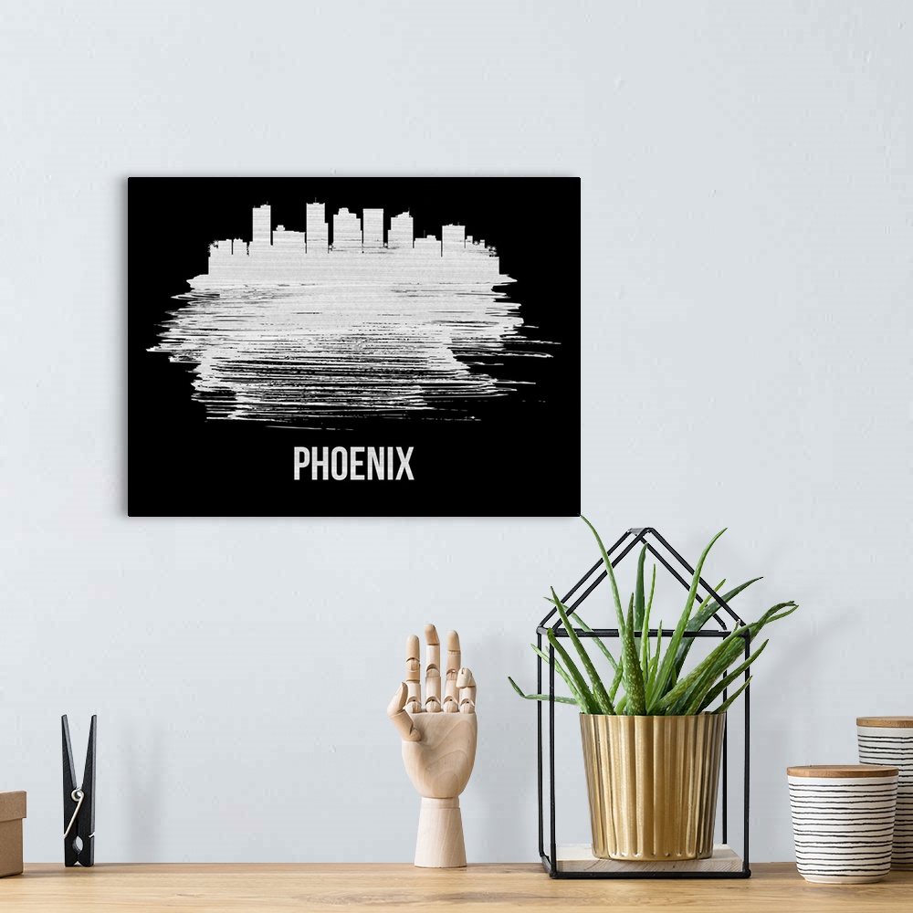 A bohemian room featuring Phoenix Skyline